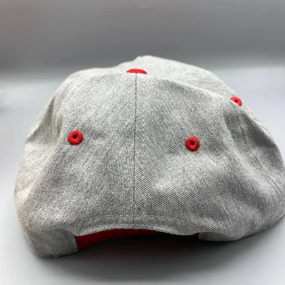Alabama Crimson Tide Hat Men Gray Red Fanatics Snap‎ Back Cap Cotton